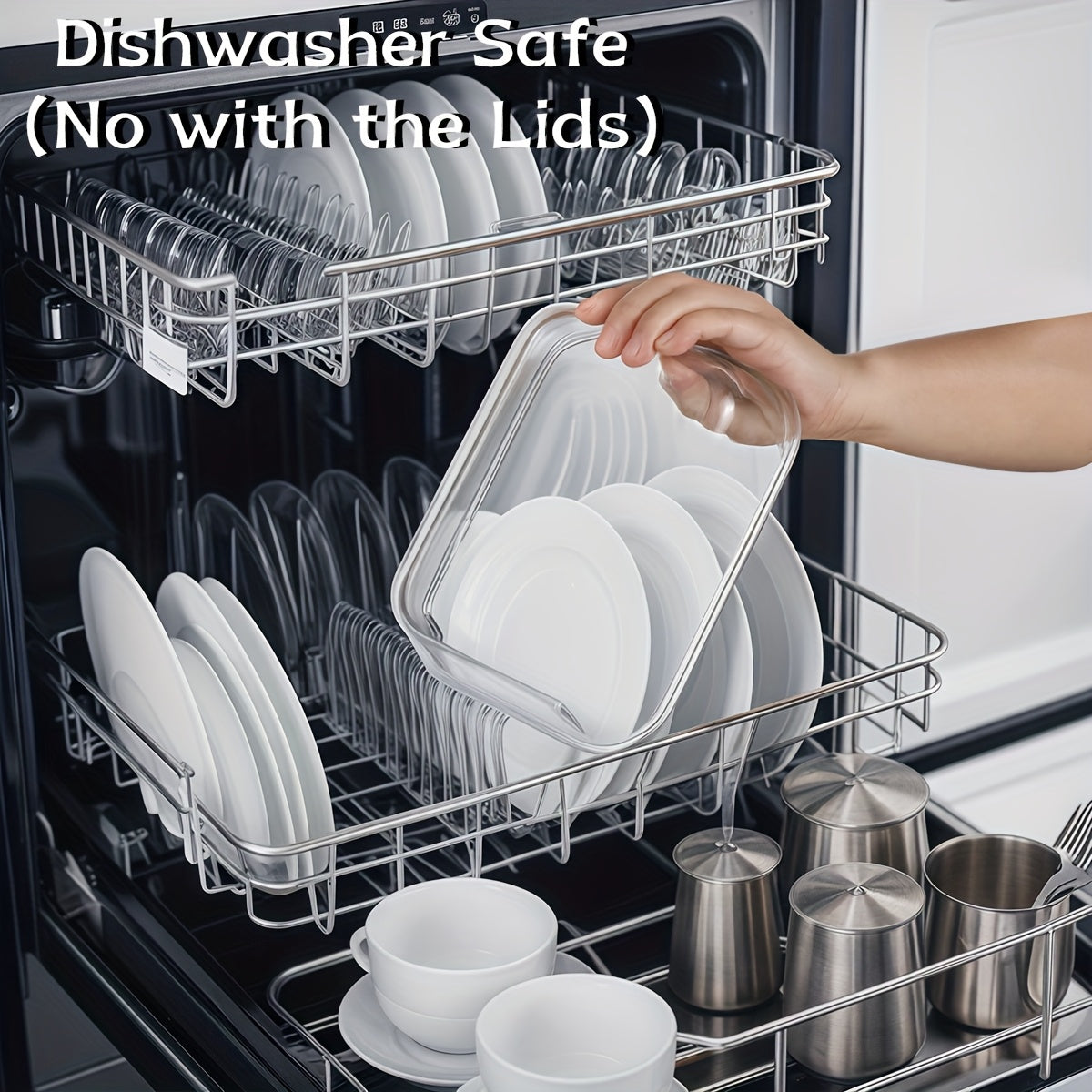16pcs Glass Storage Containers with Lids (8 Food Storage Containers And 8 Lids), Rectangular Glass Meal Preparation Containers, Microwaveable Bento Boxes, Freezer Storage Containers, Food Service Delivery Boxes