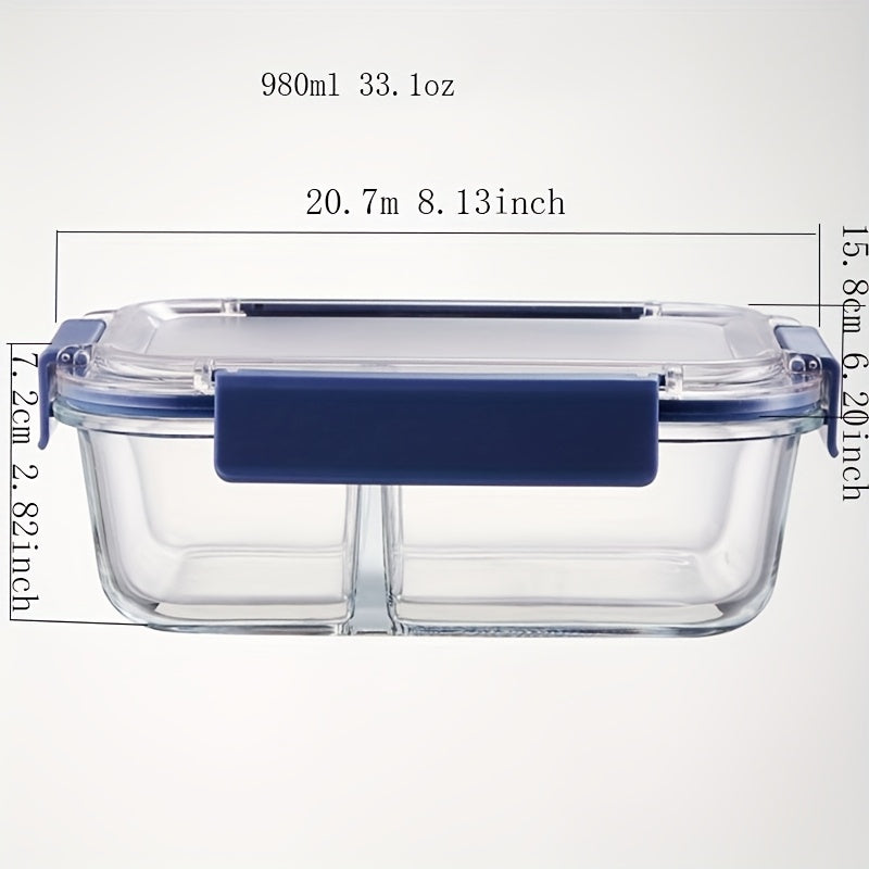[Premium Lunch Boxes] Premium Glass Lunch Boxes | Food-Grade Partitioned And High-End Preservation Containers