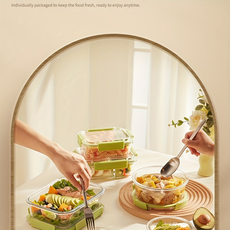 [Premium Lunch Boxes] Premium Glass Lunch Boxes | Food-Grade Partitioned And High-End Preservation Containers