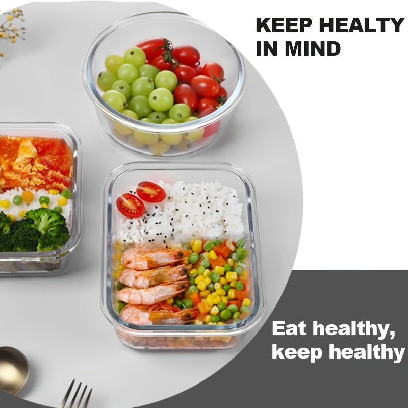 24pcs Glass Food Storage Containers with 12 Boxes + 12 Lids Lids, Meal Prep, Pantry Kitchen Storage Containers for Lunch, Leak Proof, Airtight Glass Lunch Bento Boxes for Microwave, Oven, Freezer And Dishwasher
