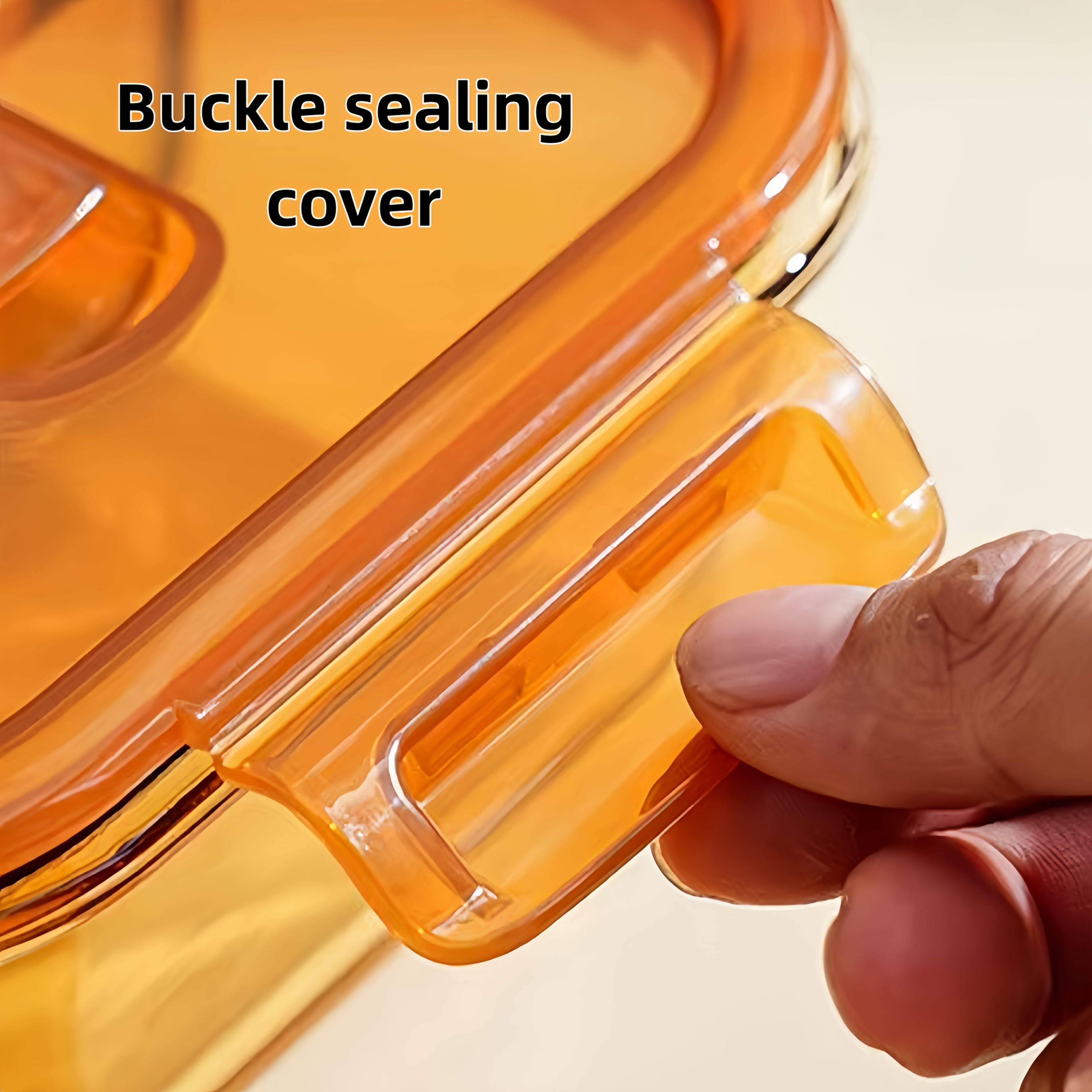 1pc Microwave-Safe Glass Divided Bento Box - 2 Compartments, Heat-Resistant (-40°C to 80°C), Ideal for Office Lunches, Salads, Snacks & Meal Prep, Square Shape, Plastic/Glass Material, Office Lunch Box | Food Separation | Heatresistant Glass