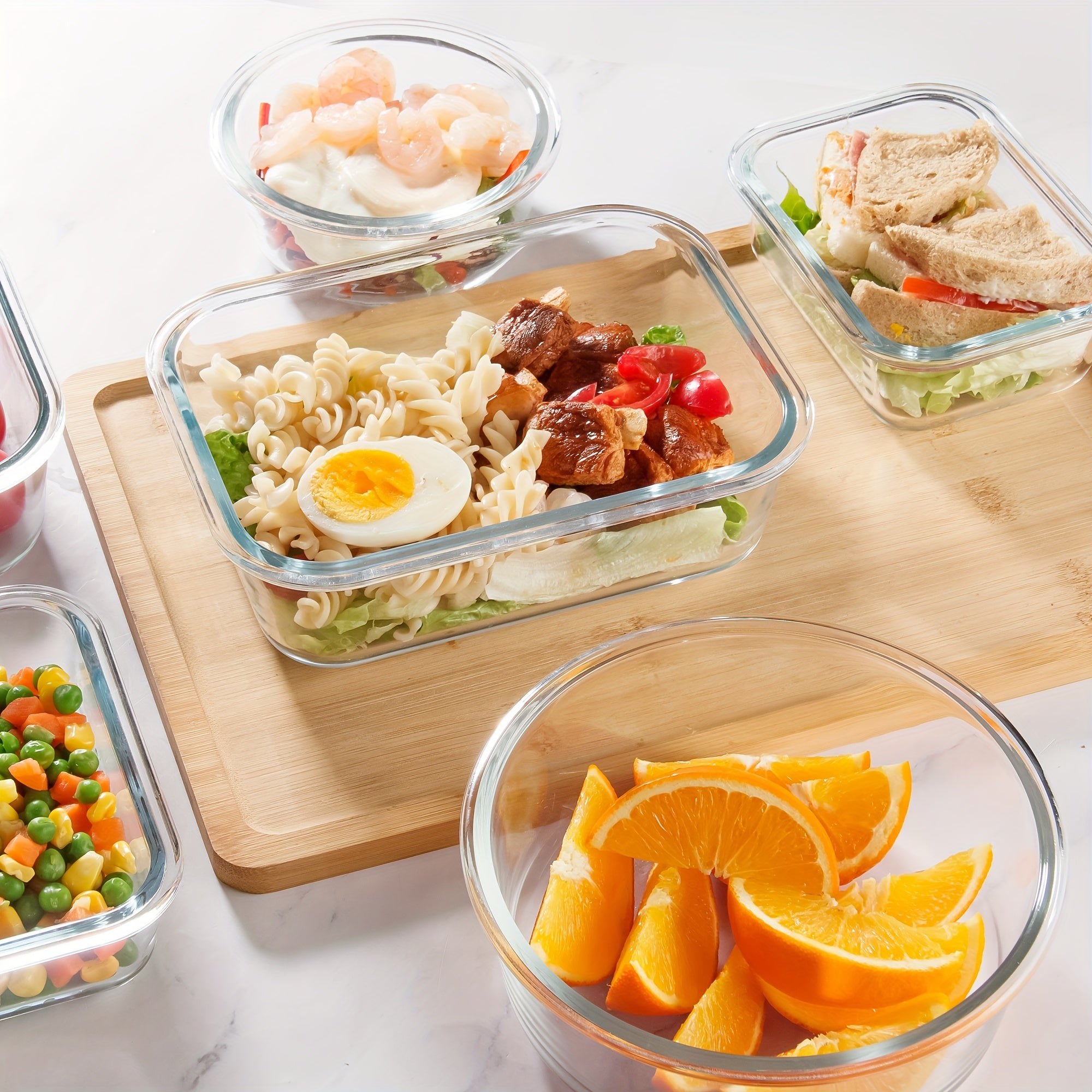 12 Pack (12 Containers + 12 Lids) Glass Storage Containers with Lids, Leak-Proof Meal Prep Containers, Dishwasher, Microwave, Oven, Freezer Safe Glass Food Storage Containers for Leftovers, to Go